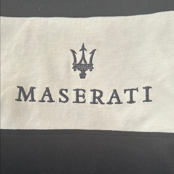 Black and White Polo Shirt with Horizontal Stripe - Picture 6 of 7